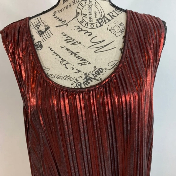 Cato 18/20W red shimmery cami - Picture 7 of 8